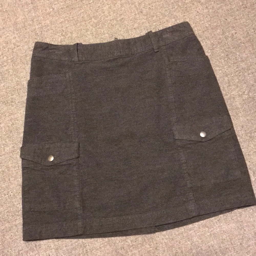 Eddie Bauer Cotton Flannel Skirt EUC